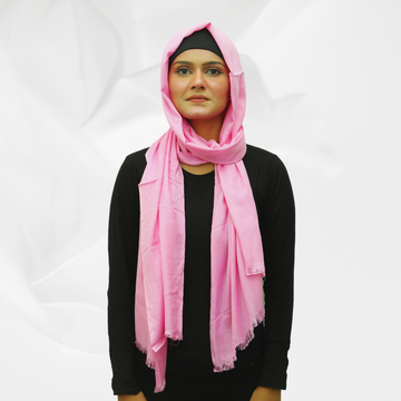 Viscose Self Jacquard - Baby Pink