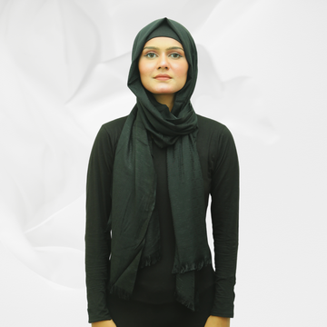 Viscose Self Jacquard - Black