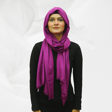 Viscose Self Jacquard - Magenta