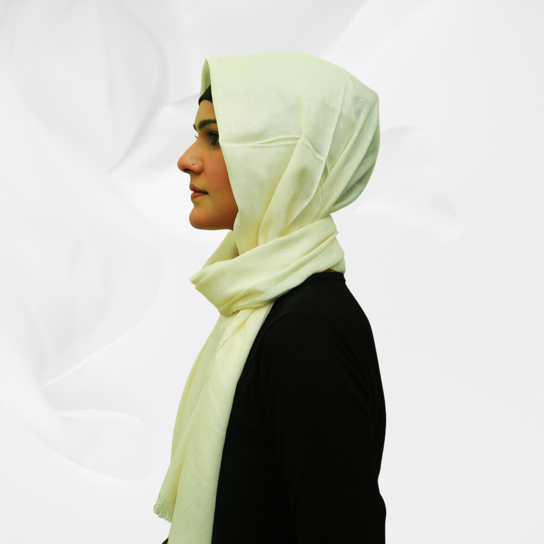 Viscose Self Jacquard - Off White