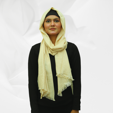 Viscose Self Jacquard - Cream