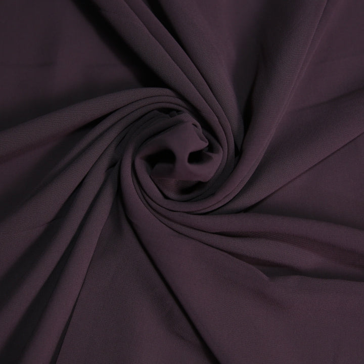 Plain Georgette - Dark Purple