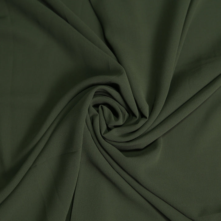 Plain Georgette - Hunter Green