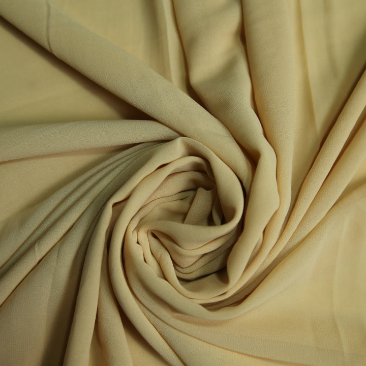 Plain Georgette - Lemon