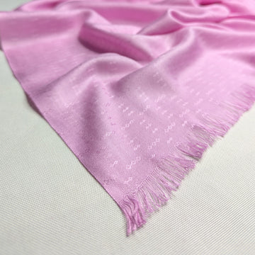 Viscose Self Jacquard - Baby Pink