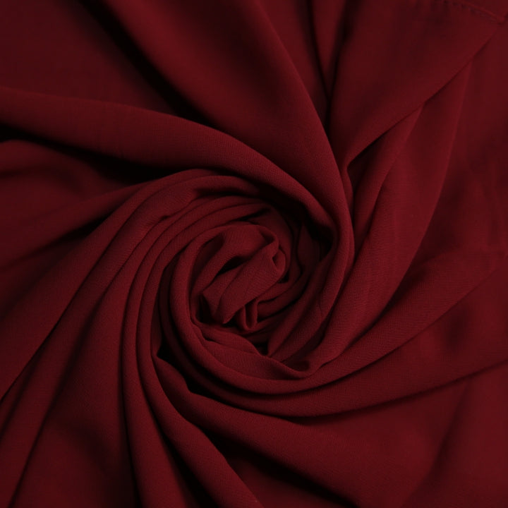 Plain Georgette-Raspberry