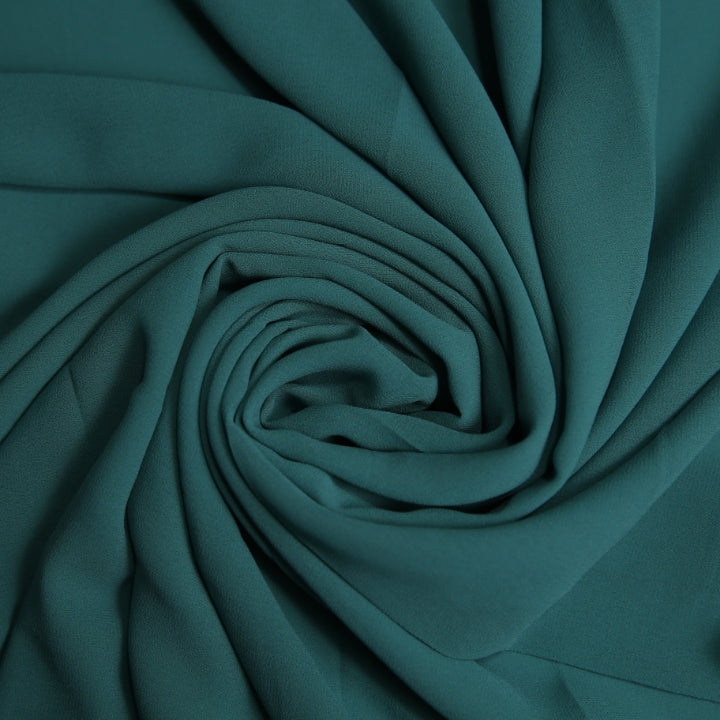 Plain Georgette-Teal