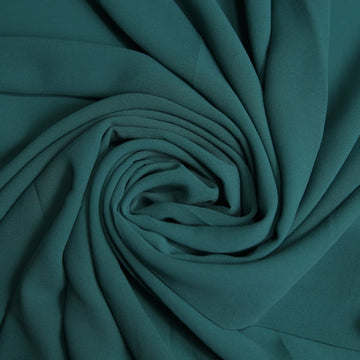Plain Georgette-Teal
